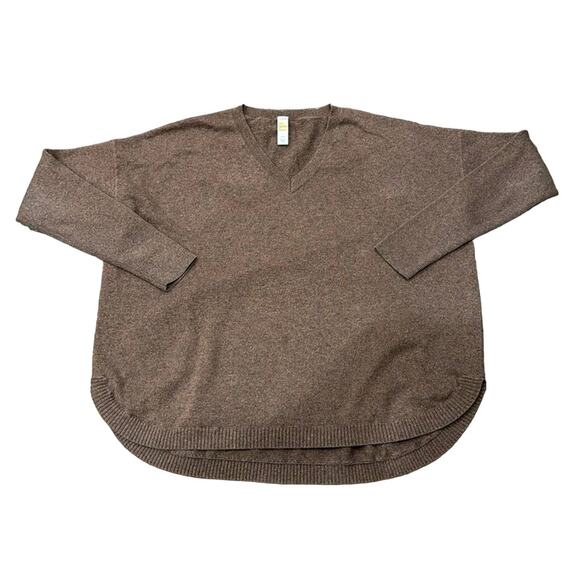 Lole Women's Martha Sweater Brown Heather Size M - Picture 2 of 9